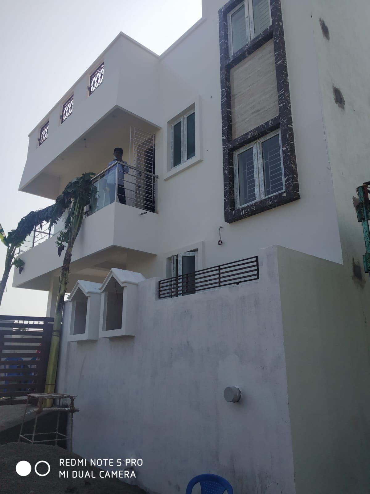 New home construction front