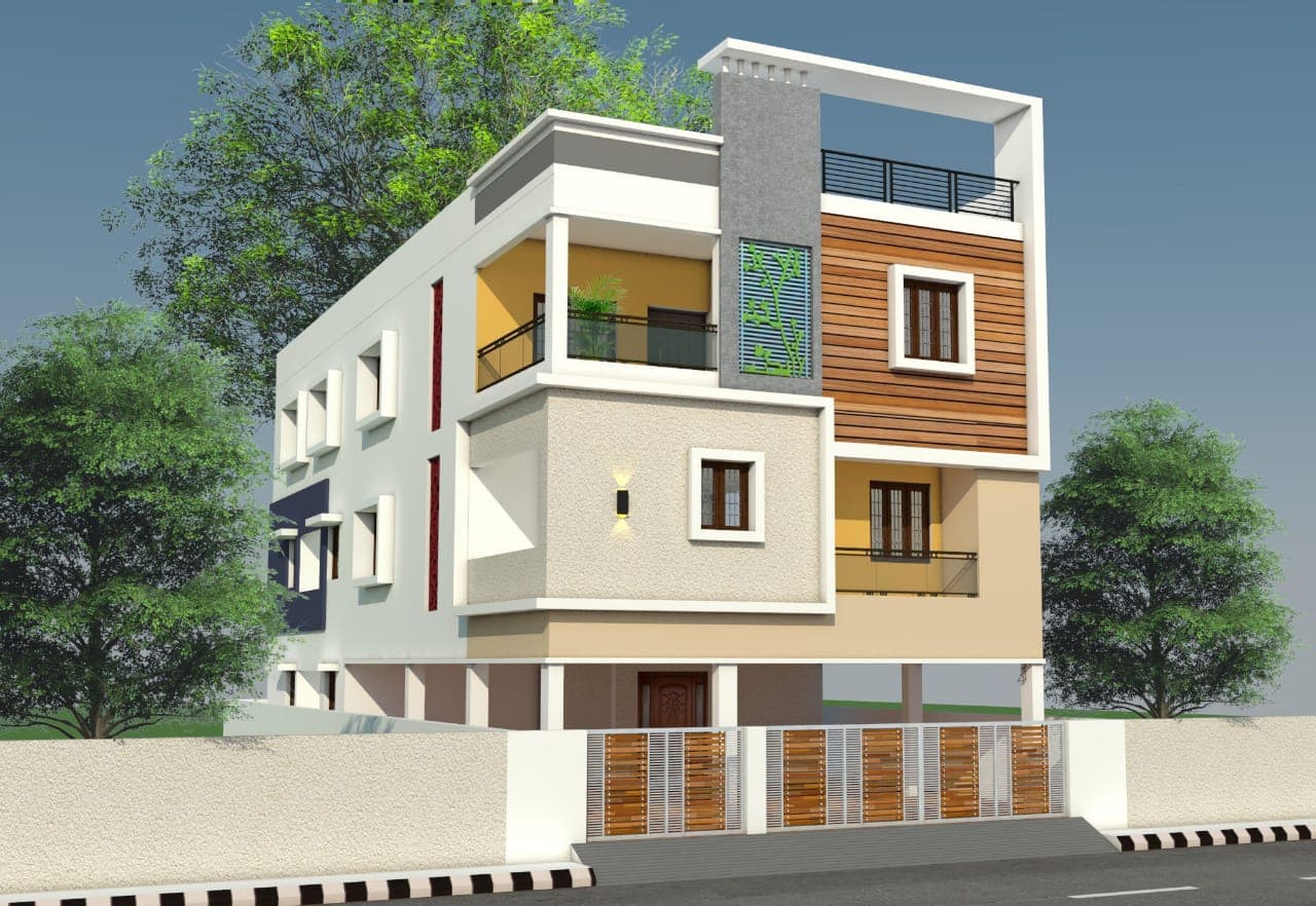 Modern house exterior